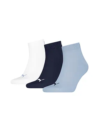 PUMA | Calcetines de tiempo libre Quarter Plain, paquete de 3 | hellblau